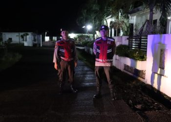 Memberi Rasa Aman dan Nyaman, Satuan Samapta Polres Pasbar Gelar Patroli Dialogis KRYD