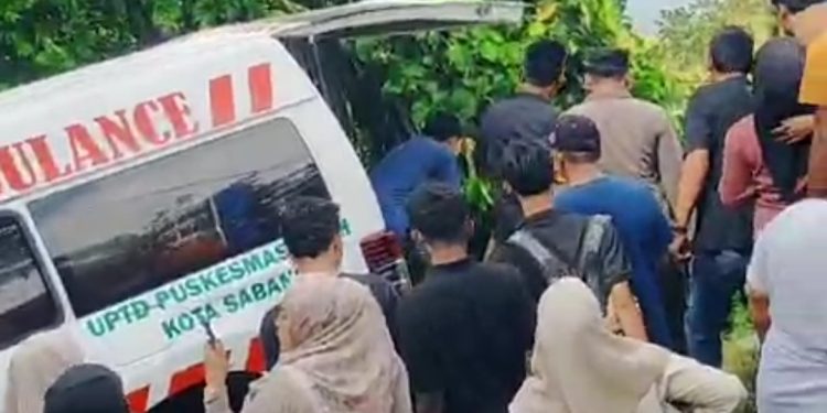 Avanza Terjun ke Jurang di Cot Ujong Murong Sabang, Satu Orang Meninggal Dunia