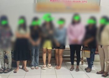 Pol PP Pasaman Barat Mengamankan 8 Orang Wanita di Dua Cafe