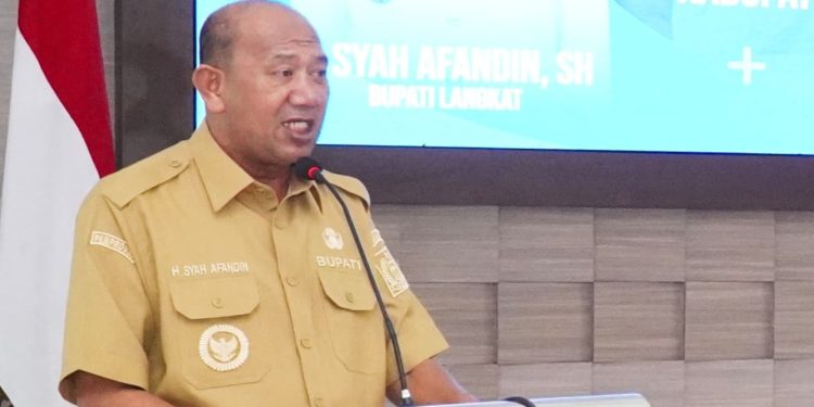 Bupati Langkat Pimpin Rapat Percepatan Universal Health Coverage (UHC) Non Cut Off