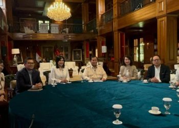 Prabowo Ngobrol Bareng 6 Pemred Bahas Beragam Isu di Hambalang