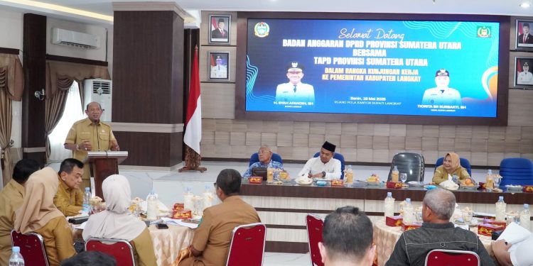 Bupati Langkat Paparkan Prioritas Pembangunan di Hadapan Banggar DPRD Sumut