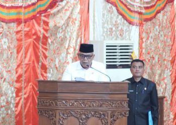 Bupati Pasaman Barat Yulianto Sampaikan Rancangan Awal RPJMD 