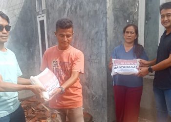 Polsek Pemalang Salurkan Bantuan Sembako untuk Korban Puting Beliung di Desa Banjarmulya