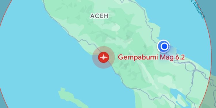 Gempa 6,2 SR Guncang Aceh Barat Daya, Warga Panik: Getaran Terasa hingga kabupaten Langkat