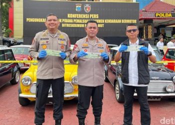 Polisi Bongkar Sindikat Pemalsuan Dokumen Mobil Mewah di Medan, 11 Orang Ditangkap