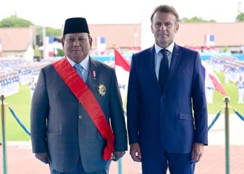 Prabowo Terima Kasih ke Macron Dianugerahi Grand Croix de la Legion d’Honneur