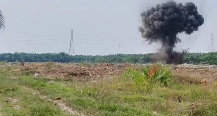 Ledakan Dahsyat Guncang Langkat 20 Bom Mortir Perang Dunia II Diledakkan, Getaran Terasa hingga 5 Kilometer