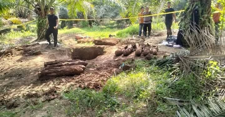 20 Bom Mortir Aktif Sisa Perang Dunia II Ditemukan di Langkat