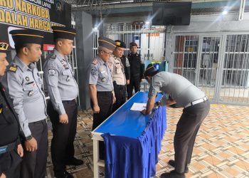 Kalapas Kelas III Talu, Nyatakan perang terhadap narkoba dan menjamin tidak ada peredaran narkoba dan HP di dalam Lapas