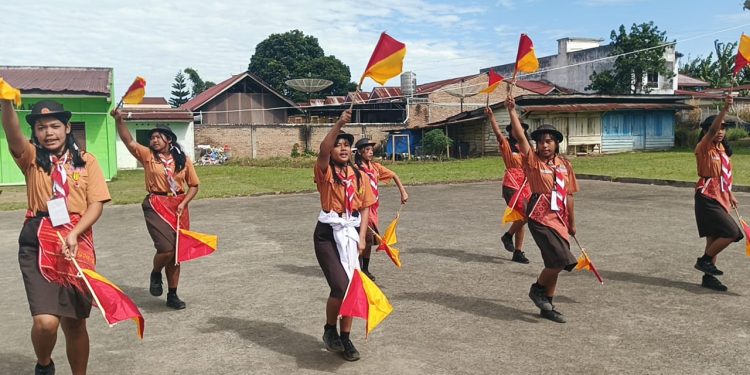 Pramuka SMP Meriahkan Imanuel Scouting Competition 2025 di Karo