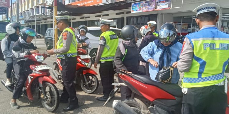 Razia Gabungan Satlantas dan Dishub di Pemalang, Ratusan Pelanggar Lalu Lintas Terjaring