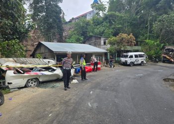 Rem Truk Blong, Kecelakaan Beruntun Libatkan 4 Kendaraan di Jalinsum Sitahuis: 1 Tewas, 11 Luka Luka