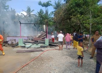 Rumah Kayu di Langkat Ludes Terbakar, Diduga Akibat Obat Nyamuk Bakar