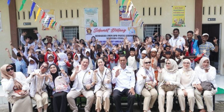 DPD Gerindra Sumut Kunjungi Yayasan Salam Al Rifal, Komitmen Nyata Dukung Pendidikan Anak Usia Dini