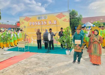 Semarak POSKAS 2025 di MAN 1 Langkat: Gali Bakat, Junjung Sportivitas, dan Lestarikan Budaya