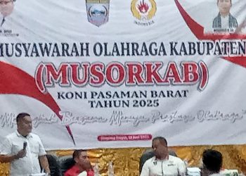 Wahidul Basri Terpilih Secara Aklamasi Sebagai Ketua Umum KONI Pasaman Barat