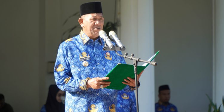 Bupati Langkat Pimpin Upacara Harla Pancasila 2025