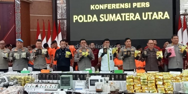 Polda Sumut Bongkar Penyelundupan 190 Kg Sabu di Laut Langkat, Total 1,2 Ton Narkoba Disikat!