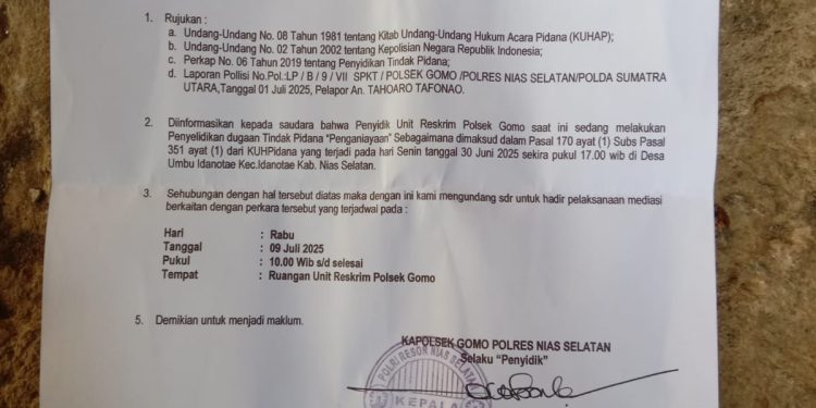 Kepala Dusun di Nias Selatan Jadi Korban Pengeroyokan, Diduga Dilakukan Mantan Kades dan Warga