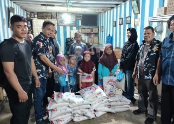 AMPI Langkat Tebar Kepedulian, Puluhan Anak Yatim di Babalan Terima Santunan di Bulan Muharram