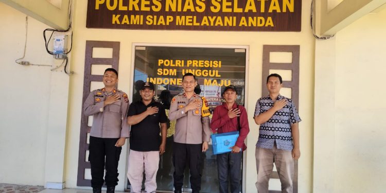 Polres Nias Selatan Sambut Audiensi DPC LSM GEMPUR: Sepakat Bangun Sinergi untuk Ketertiban dan Keamanan Masyarakat