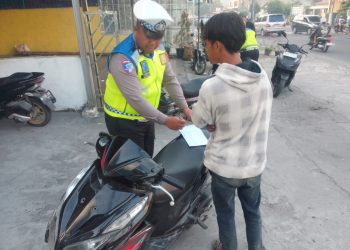 Puluhan Pengendara Terjaring Tilang, Ratusan Kena Teguran di Labuhanbatu Selama Operasi Patuh Toba 2025