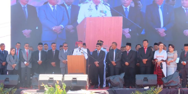 Bupati Humbahas Launching Program Unggulan di HUT ke-22, Polda Sign dan Kerjasama BULOG untuk Ketahanan Pangan