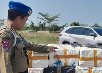 Bea Cukai Bersama Satpol PP Pemalang Gagalkan Pengiriman Rokok Ilegal Keluar Jawa