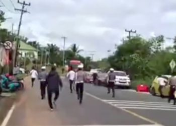 Teror Saat Razia, Pengendara Acungkan Sajam – Diringkus Setelah Pengepungan