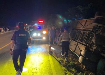 Bus Rombongan Jemaah Umrah dari Jambi Kecelakaan di Muba, 4 Tewas-10 Luka