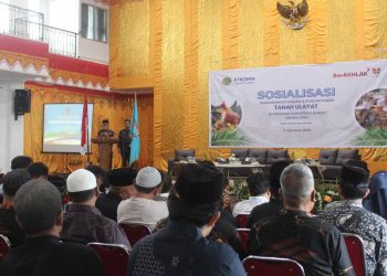 Tokoh Adat dan Masyarakat Pasbar Ikuti Sosialisasi Pengadministrasian dan Pendaftaran Tanah Ulayat