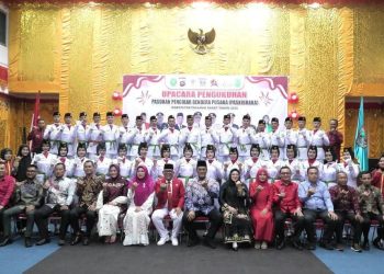 Paskibraka Pasbar Resmi Dikukuhkan, Siap Kibarkan Sang Merah Putih HUT RI Ke-80