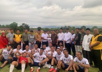 Turnamen Sepak Bola Antar OPD, Tim Polres Pasaman Barat Juara Turnamen Sepak Bola HUT ke-80 RI