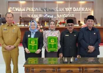 Ranperda RPJMD Kabupaten Langkat Tahun 2025-2029 Disahkan Menjadi Perda