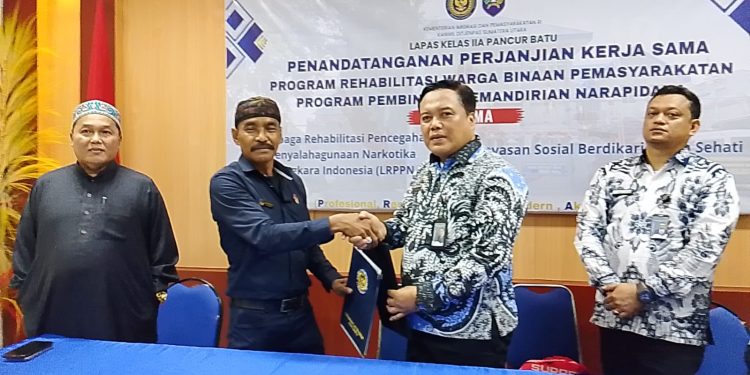 Lapas Kelas IIA Pancur Batu dan YASOS BKS Gandeng Kerjasama