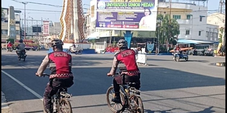 Polres Labuhanbatu Andalkan Patroli Sepeda, Sasar Titik Rawan Kriminalitas di Rantauprapat