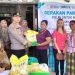 Polsek Bilah Hulu Salurkan 400 Sak Beras Murah