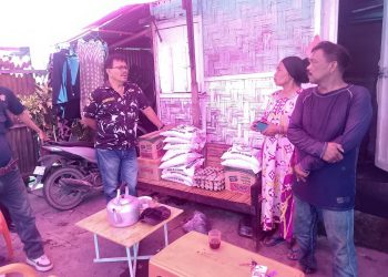 Rumah Hangus Dilalap Api, DPD AMPI Langkat Turun Langsung Bantu Korban Kebakaran di Tanjung Pura