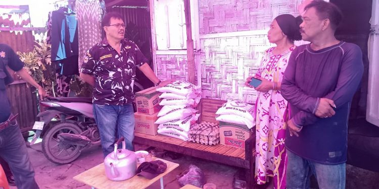 Rumah Hangus Dilalap Api, DPD AMPI Langkat Turun Langsung Bantu Korban Kebakaran di Tanjung Pura