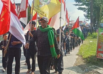 Jelang HUT RI Ke -80 Ratusan Warga Dari Berbagai Daerah Gelar Acara Napak Tilas di Pemalang