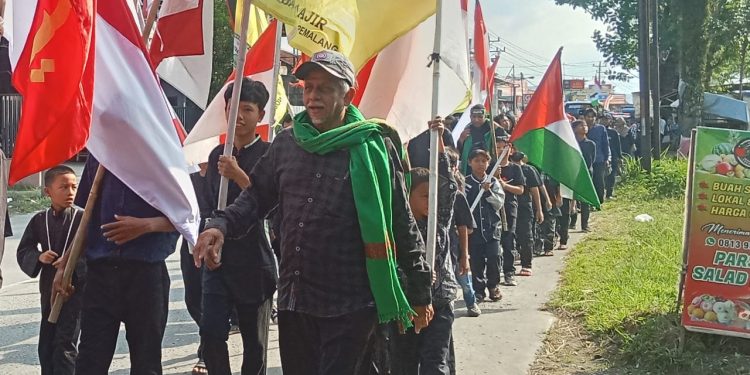 Jelang HUT RI Ke -80 Ratusan Warga Dari Berbagai Daerah Gelar Acara Napak Tilas di Pemalang