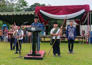 Api Patriotisme Menyala di Dusun Sei Mati, Ketua AMPI Langkat Pimpin Upacara HUT RI ke-80
