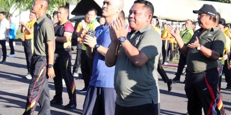 Wabup Labuhanbatu Jamri Hadiri Silaturahmi Olahraga Korem 022/PT: Rajut Kebersamaan, Perkuat Sinergi Forkopimda