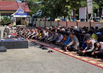 Polres Kolaka Gelar Sholat Ghaib dan Doa Bersama untuk Almarhum Affan Kurniawan