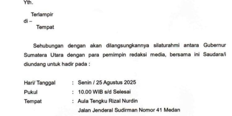 Silaturahmi Gubernur Sumut Disebut Ajang ‘Screening Media’ Kominfo Jalankan Politik Pilih Kasih