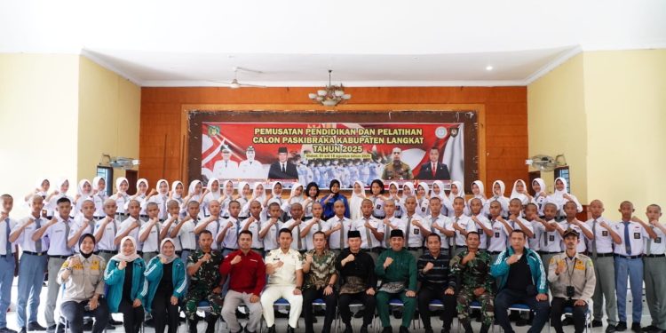 Diklat Paskibraka Langkat 2025 dibuka: 58 Pelajar Terpilih Siap Kibarkan Sang Merah Putih