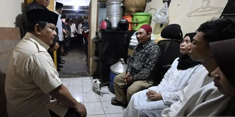 Prabowo Melayat Affan Kurniawan, Air Mata, Amarah, dan Janji Tegas Presiden Usut Tuntas Rantis Maut Brimob