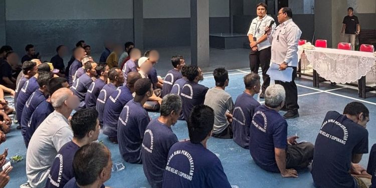 Cegah Narkoba dan Modus Penipuan, Lapas Cipinang Sosialisasikan Program Bebas Perdaran Uang