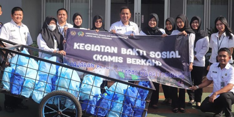 Lapas Cipinang Bangun Solidaritas Sosial lewat Aksi Bakti Sosial